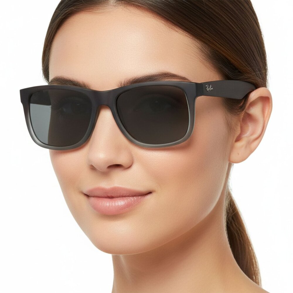 Ray-Ban Justin Classic Sunglasses (RB4165) - Grey Gradient Ombre Frames READ